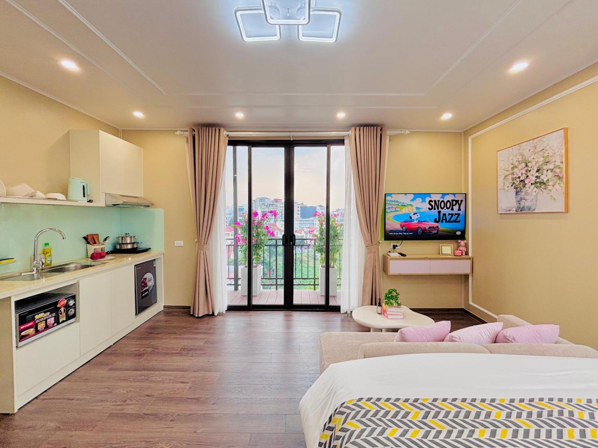 T98 Westlake Quang An - Tay Ho Center Garden View Studio! Hanoj Exteriér fotografie